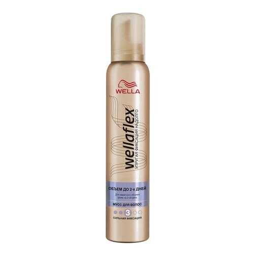 Мусс для укладки волос Wella Wellaflex Объем до 2-х дней сильная фиксация, 200мл в Эль Дибот