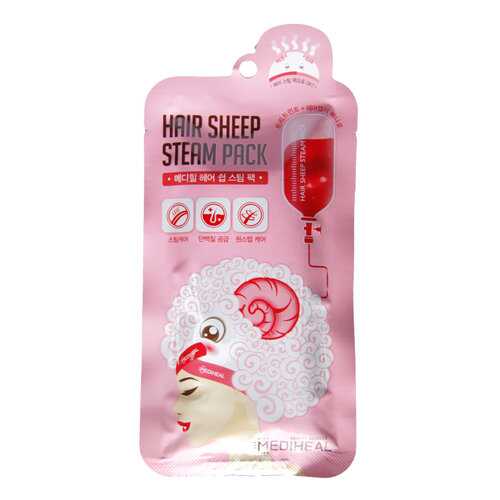Маска-пакет для волос с паровым эффектом MEDIHEAL Hair Sheep Steam Pack в Эль Дибот