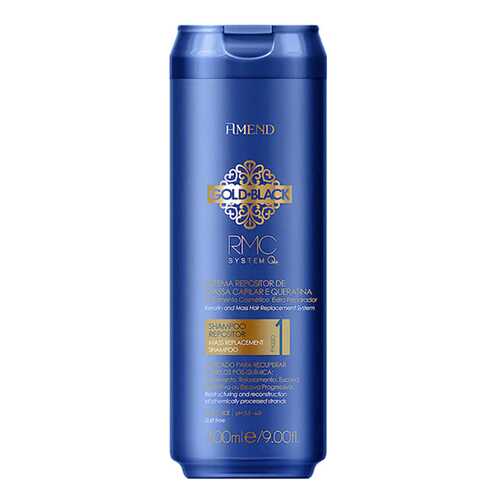 Шампунь Amend Capillary Mass and Keratin Repositioning Shampoo Gold Black RMC System Q+ в Эль Дибот